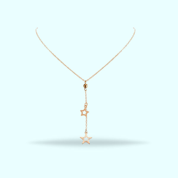 Beautiful Star Pendant Necklaces- Pretty Long Chain Star Pendant For Girls 