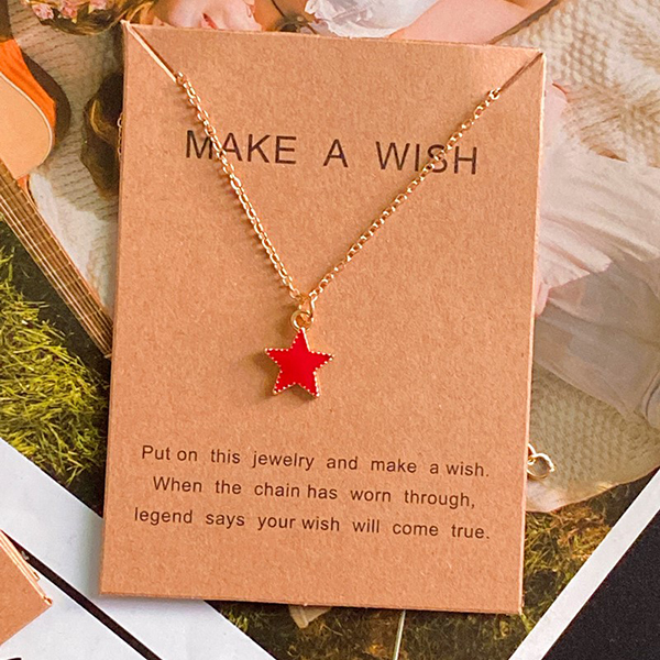 Beautiful Star Necklace for Women Girl Golden Color Fashion Women Choker Neck Jewelry Gift for Friend