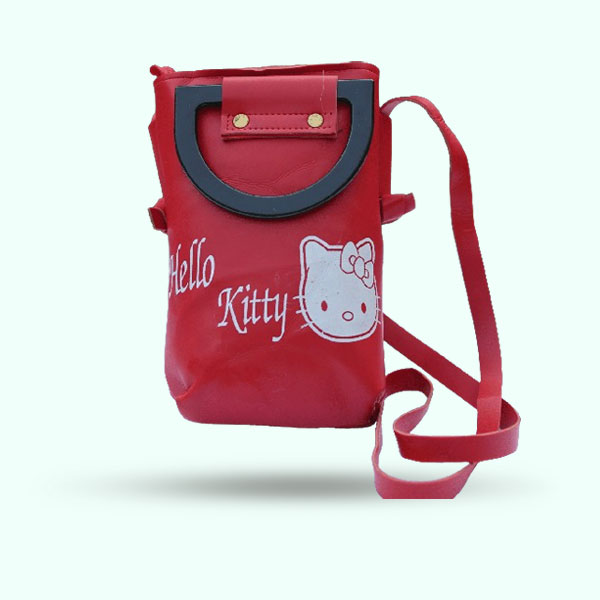 Cute Stylish Red and Pink Crossbody Shoulder Bag- Mobile Phone Sling Bag for Girls