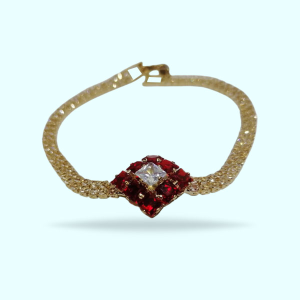 stunning-maroon-crystal-bracelets-golden-beads-sparkling-bracelets-for-women