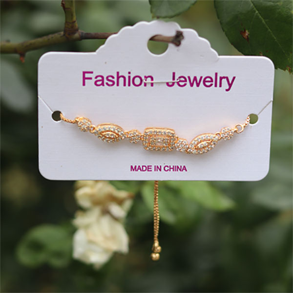 Golden Elegant Crystal Stone Bracelets- Crystal Finishing Bracelets for Girls and Women