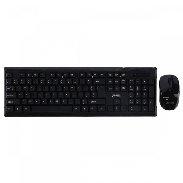 Jedel Wireless Keyboard Mouse Combo WS1100