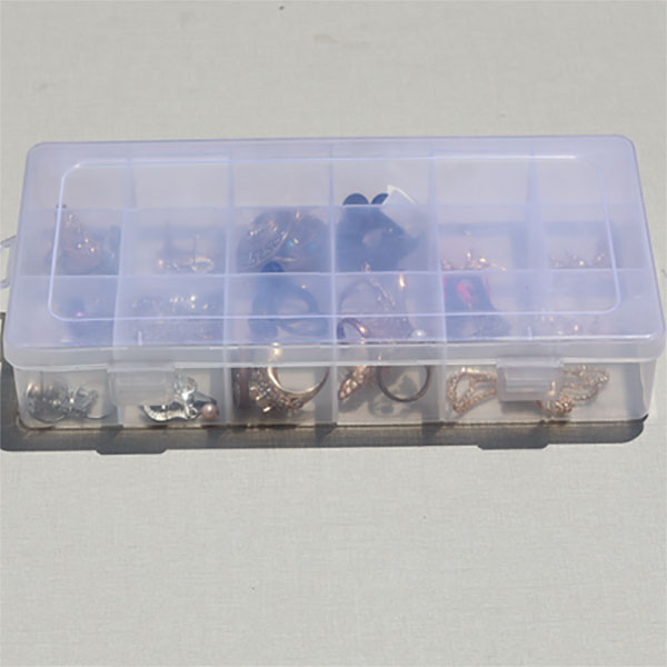 Jewelry Organizer Plastic Box with Hanging Pockets- Jewelry Organizer Box for Girls