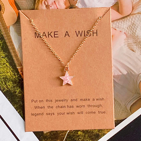 New Star Necklace for Women Girl Golden Color Fashion Women Choker Neck Jewelry Gift for Friend