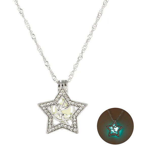 Shining Under the Dark Necklace fashion Star shape Exquisite men's and women's jewelry 